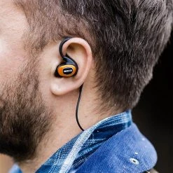 ISOtunes PRO Bluetooth Hearing Protection Earbuds, 27 dB Noise Reduction Rating, OSHA Compliant Ear Protection for Work (Orange) -Safety Equipment Sales isotunes ear plugs it 01 66 1000