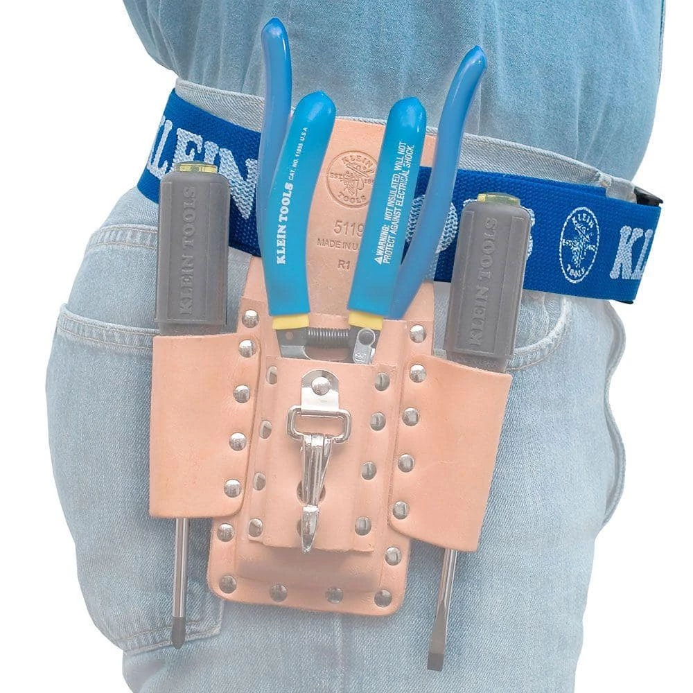 Klein Tools Lightweight Utility Blue Belt 2 Klein Tools Lightweight Utility Blue Belt - Image 2