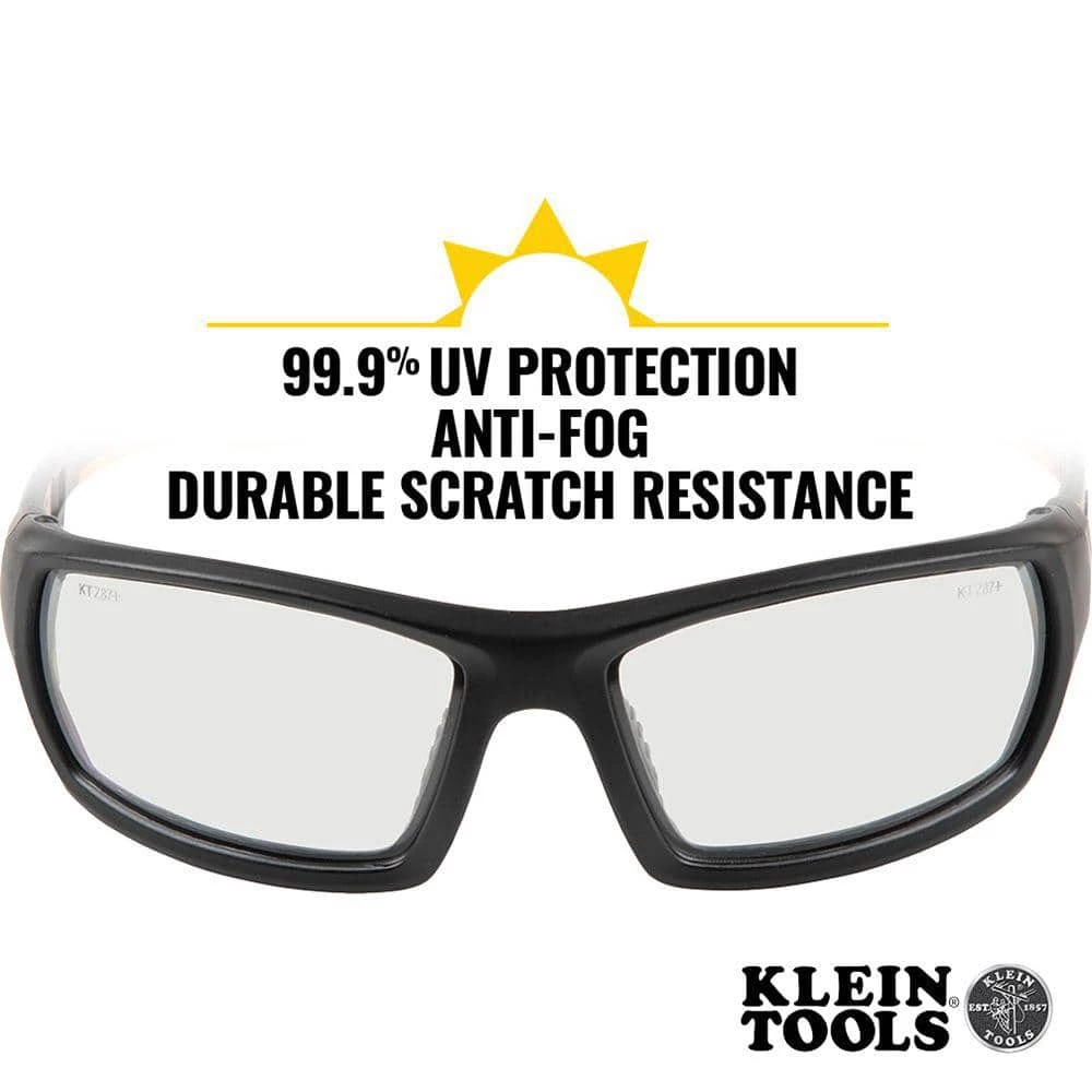 Klein Tools Professional Safety Glasses, Full Frame, Clear Lens 3 Klein Tools Professional Safety Glasses, Full Frame, Clear Lens - Image 3