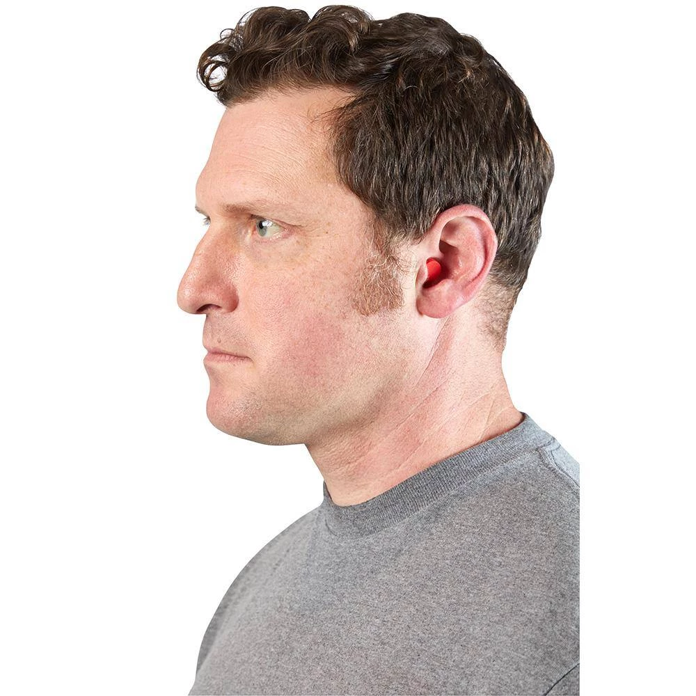 Milwaukee Red Disposable Earplugs (100-Pack) and Performance Safety Glasses with Tinted Fog-Free Lenses 3 Milwaukee Red Disposable Earplugs (100-Pack) and Performance Safety Glasses with Tinted Fog-Free Lenses - Image 3