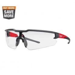 Milwaukee Clear Safety Glasses Anti-Scratch Lenses