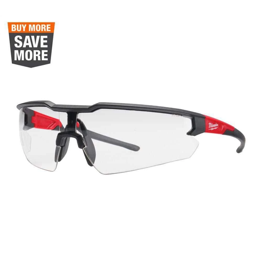 Milwaukee Clear Safety Glasses Anti-Scratch Lenses 1 Milwaukee Clear Safety Glasses Anti-Scratch Lenses