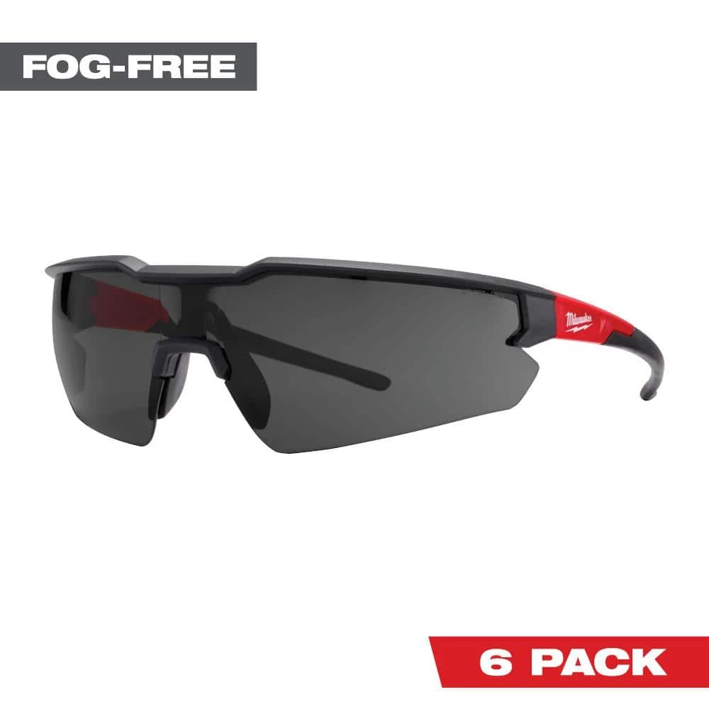 Milwaukee Safety Glasses with Tinted Fog-Free Lenses (6-Pack) 1 Milwaukee Safety Glasses with Tinted Fog-Free Lenses (6-Pack)