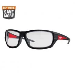 Milwaukee Performance Safety Glasses with Clear Fog-Free Lenses