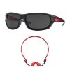 Milwaukee Performance Safety Glasses with Tinted Fog-Free Lenses & Banded Reusable Red Earplugs with 25 dB Noise Reduction Rating