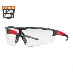 Milwaukee Safety Glasses with Clear Anti-Scratch Lenses (3-Pack)