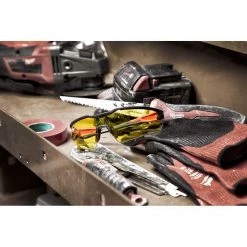 Milwaukee Yellow Safety Glasses Anti-Scratch Lenses -Safety Equipment Sales milwaukee safety glasses 48 73 2100 77 1000