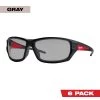 Milwaukee Performance Safety Glasses with Gray Fog-Free Lenses (6-Pack)
