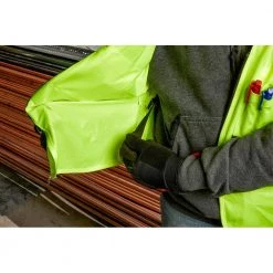 Milwaukee Large/X-Large Yellow and Orange Class 2 High Visibility Safety Vest with 10 Pockets (2-Pack) -Safety Equipment Sales milwaukee safety vests 48 73 5022 48 73 5032 4f 1000