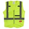 Milwaukee Large/X-Large Yellow Class 2 High Visibility Safety Vest with 10-Pockets (2-Pack)