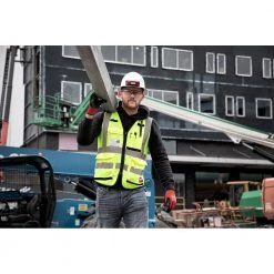 Milwaukee Performance Small/Medium Yellow Class 2 High Visibility Safety Vest with 15 Pockets (12-Pack) -Safety Equipment Sales milwaukee safety vests 48 73 5041x12 c3 1000