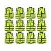 Milwaukee Performance 4X-Large/5X-Large Yellow Class 2-High Visibility Safety Vest with 15-Pockets (12-Pack)