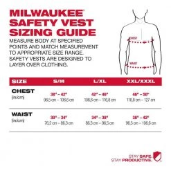 Milwaukee Performance 4X-Large/5X-Large Yellow Class 2-High Visibility Safety Vest with 15-Pockets (12-Pack) -Safety Equipment Sales milwaukee safety vests 48 73 5044x12 a0 1000