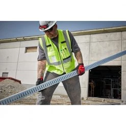 Milwaukee Large/X-Large Yellow Class 2 Mesh High Visibility Safety Vest with 9-Pockets -Safety Equipment Sales milwaukee safety vests 48 73 5112 4f 1000