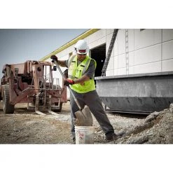 Milwaukee Large/X-Large Yellow Class 2 Mesh High Visibility Safety Vest with 9-Pockets -Safety Equipment Sales milwaukee safety vests 48 73 5112 c3 1000