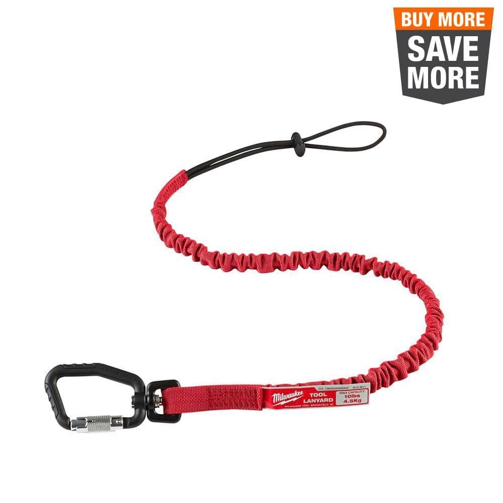 Milwaukee 10 lbs. Locking Tool Lanyard 1 Milwaukee 10 lbs. Locking Tool Lanyard