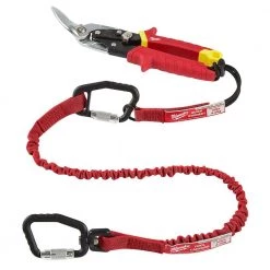 Milwaukee 10 lbs. Quick-Connect Accessory (3-Piece) -Safety Equipment Sales milwaukee tool lanyards 48 22 8823 1d 1000