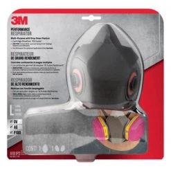 3M OV AG P100 Professional Multi-Purpose Respirator in Black with Drop Down
