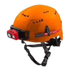 Milwaukee BOLT Orange Type 2 Class C Vented Safety Helmet -Safety Equipment Sales orange milwaukee hard hats 48 73 1312 4f 1000