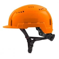 Milwaukee BOLT Orange Type 2 Class C Front Brim Vented Safety Helmet -Safety Equipment Sales orange milwaukee hard hats 48 73 1332 44 1000