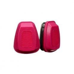 3M OV P100 Replacement Cartridges for Household Multi-Purpose Reusable Respirator (1-Pair) -Safety Equipment Sales pink 3m paint respirators masks 60921hb1 a 1d 1000