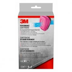 3M OV P100 Replacement Cartridges for Household Multi-Purpose Reusable Respirator (1-Pair)