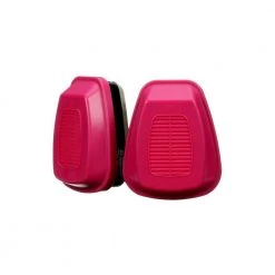 3M OV P100 Replacement Cartridges for Household Multi-Purpose Reusable Respirator (1-Pair) -Safety Equipment Sales pink 3m paint respirators masks 60921hb1 a 66 1000