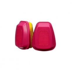 3M OV AG P100 Replacement Respirator Cartridges for Professional Multi-Purpose Reusable Respirator (1-Pair) -Safety Equipment Sales pink 3m paint respirators masks 60923hb1 c 1d 1000