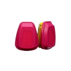 3M OV AG P100 Replacement Respirator Cartridges for Professional Multi-Purpose Reusable Respirator (1-Pair) -Safety Equipment Sales pink 3m paint respirators masks 60923hb1 c 66 1000