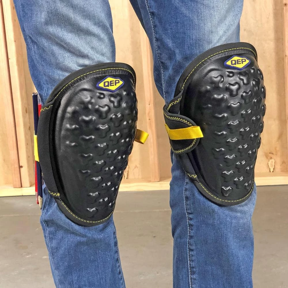 QEP ProMax Gel Knee Pads with Lightweight EVA Foam Cushion and Pen Storage (1-Pair) 5 QEP ProMax Gel Knee Pads with Lightweight EVA Foam Cushion and Pen Storage (1-Pair) - Image 5