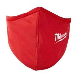 Milwaukee Red 2-Layer Reusable Face Mask -Safety Equipment Sales red milwaukee face masks 48 73 4227 1d 1000