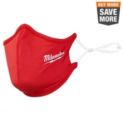 Milwaukee Red 2-Layer Reusable Face Mask