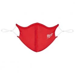 Milwaukee Red 2-Layer Reusable Face Mask (10-Pack) -Safety Equipment Sales red milwaukee face masks 48 73 4229 a0 1000