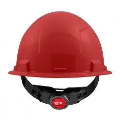 Milwaukee BOLT Red Type 1 Class E Front Brim Non-Vented Hard Hat with 4 Point Ratcheting Suspension -Safety Equipment Sales red milwaukee hard hats 48 73 1108 c3 1000