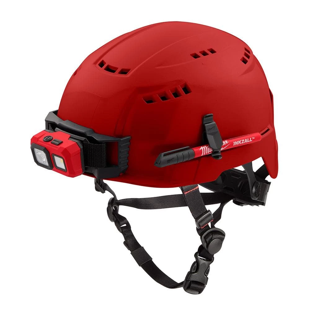 Milwaukee BOLT Red Type 2 Class C Vented Safety Helmet 10 Milwaukee BOLT Red Type 2 Class C Vented Safety Helmet - Image 10