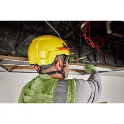 Milwaukee BOLT Red Type 2 Class C Front Brim Vented Safety Helmet -Safety Equipment Sales red milwaukee hard hats 48 73 1328 c3 1000