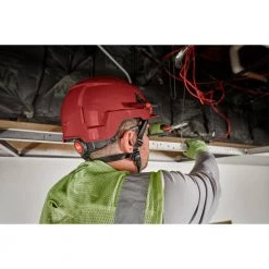 Milwaukee BOLT Red Type 2 Class E Front Brim Non-Vented Safety Helmet 19 Milwaukee BOLT Red Type 2 Class E Front Brim Non-Vented Safety Helmet -Safety Equipment Sales red milwaukee hard hats 48 73 1329 77 1000
