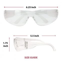 Safe Handler Hyline Safety Glasses : Clear, Ansi Z87.1, Impact Resistant, Anti-Scratch, 12-Pairs (1 Box) -Safety Equipment Sales safe handler safety glasses hyline clear as 1f 1000