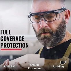 Safe Handler Duarte Premium Over Glasses 3 PAIRS, ANSI Z87.1, Resistant Polycarbonate Lens, UV400, Anti-Fog and Anti-Scratch -Safety Equipment Sales safe handler safety glasses sg duarte m 4f 1000
