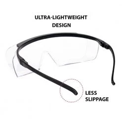 Safe Handler Duarte Premium Over Glasses 3 PAIRS, ANSI Z87.1, Resistant Polycarbonate Lens, UV400, Anti-Fog and Anti-Scratch -Safety Equipment Sales safe handler safety glasses sg duarte m fa 1000