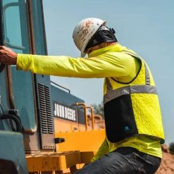 MOBILE COOLING Mens Small High Visibility Pro Hydrologic Evaporative Cooling Vest -Safety Equipment Sales safety vests mcuv02100221 31 1000