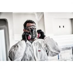 Scotchgard Protector Gray/Red Anti-Fog Goggles with Clear Lens -Safety Equipment Sales scotchgard safety goggles 47212h1 vdc ps 1d 1000