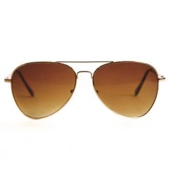 Shadedeye Gold Aviator Sunglasses