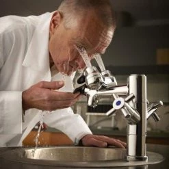 Speakman Eyesaver Eye Wash Faucet Combination Single Post Laboratory Faucet in Polished Chrome 7 Speakman Eyesaver Eye Wash Faucet Combination Single Post Laboratory Faucet in Polished Chrome -Safety Equipment Sales speakman eyewash stations emergency showers sef 1850 1f 1000