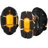 TOUGHBUILT GelFit Black Stabilizer Knee Pads with removeable Stabilizer SnapShells