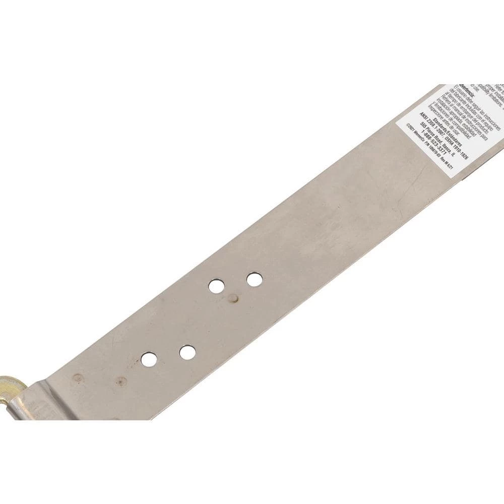 WERNER Stainless Steel Permanent D-Ring Fall Protection Roof Anchor 5 WERNER Stainless Steel Permanent D-Ring Fall Protection Roof Anchor - Image 5