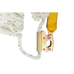 WERNER 50 ft. Fall Protection Rope Lifeline with Lanyard 12 WERNER 50 ft. Fall Protection Rope Lifeline with Lanyard -Safety Equipment Sales werner lifelines l242050w 1f 1000