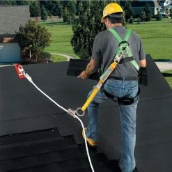 WERNER 50 ft. Fall Protection Rope Lifeline with Lanyard 14 WERNER 50 ft. Fall Protection Rope Lifeline with Lanyard -Safety Equipment Sales werner lifelines l242050w fa 1000