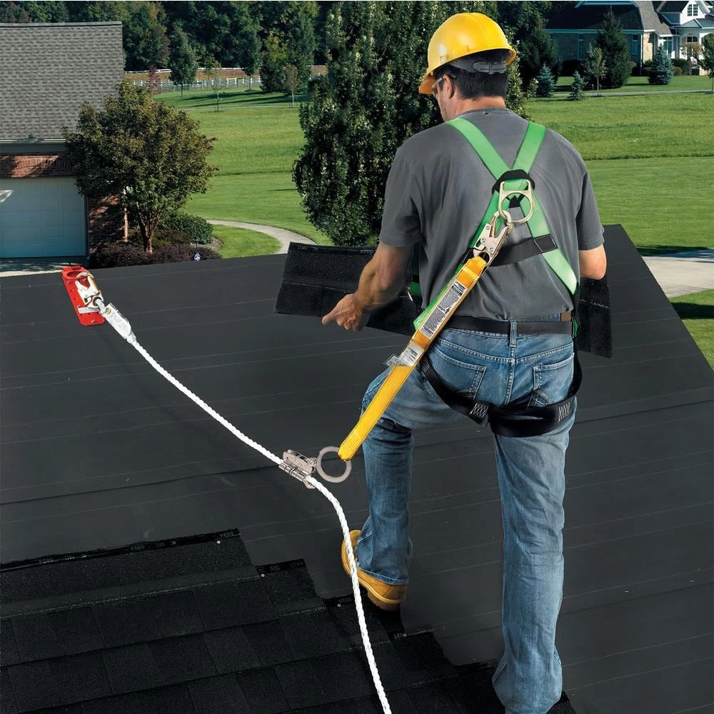 WERNER 50 ft. Fall Protection Rope Lifeline with Lanyard 7 WERNER 50 ft. Fall Protection Rope Lifeline with Lanyard - Image 7