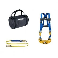 Werner Aerial Kit with BaseWear Std Harness and 6 ft. DeCoil Lanyard